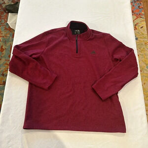 Adidas Golf men’s 1/2‎ 1/4 zip pullover sweatshirt jacket XL EUC